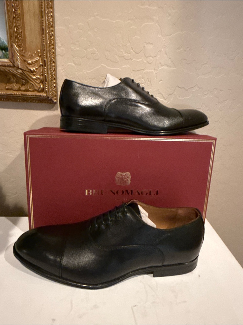 Bruno Magli Adriano black Oxford men’s shoe size 13 NWT